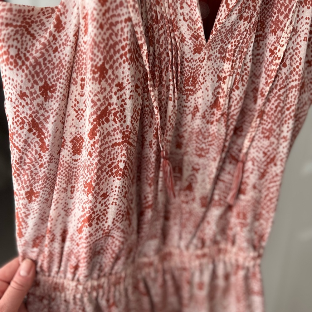 Joie mini printed dress with elastic waist detail - Picture 4 of 6